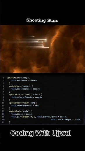 🌠 Create Stunning Shooting Stars Animation using HTML & CSS!