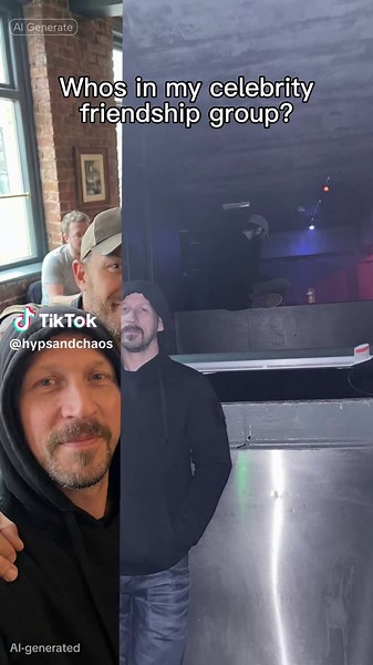 Imagining the Hubby's Celebrity Friend Group