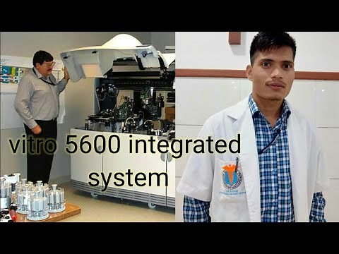 Vitro 5600 instrument.. Integrated system