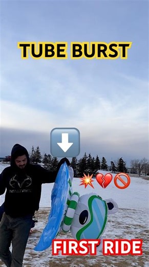 Snow Tubing Gone Wrong! 😱