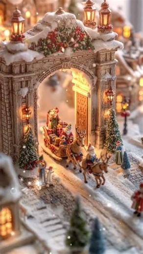 When Jesus Arrived on a Reindeer… You Won’t Believe This Scene ❄️✝️ #GospelArt #ViralChristmas