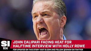 John Calipari Under Fire for Halftime Interview With Holly Rowe
