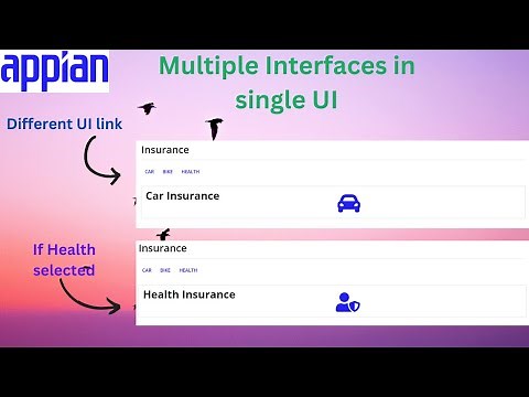 Multiple Interfaces in single UI | Appian Tutorial