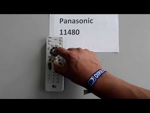 como configurar un control remoto simplificado directv para tv Panasonic