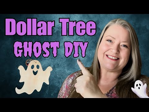 Easy Dollar Tree Halloween DIY: Spooky Ghost Cutout Upgrade for 2025