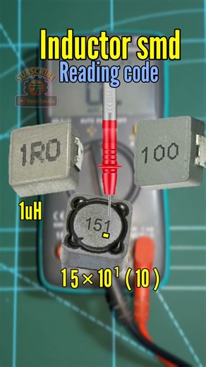INDUCTOR coil SMD reading code #automobile #electronic #experiment #diy #shortvideo