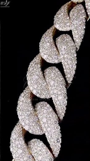 Custom Chain Making Process I Handmade Diamond Chain Manufacturing #shorts #diamond #chain