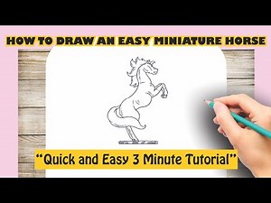 How to Draw an Easy Miniature Horse