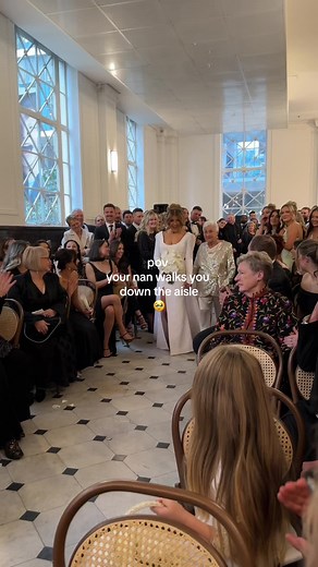 Heartwarming Wedding Reveal Brings Tears - Emotional Nan Walks You Down the Aisle