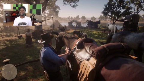 Red Dead Redemption 2 gameplay + gift from Rockstar Games!