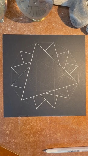 9.8K views · 85 reactions | How to draw 4 rotated Triangles #natureofflowers #geometry #howtodraw #triangle #art | Natureofflowers | Facebook