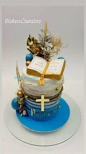 Baptism cake, 💙🩵🩶🤍🤎 #bakescreates #humberbakes #customcakes #birthdaycake #custommadecakes #humbercafe #buttercream #bramptoncakes #bramptonbakers #babyshowercakes #baptismcakes #viralcakes #viralvideos | Bakes & creates