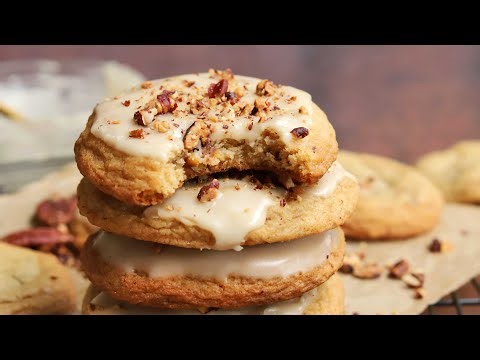 Brown Butter Maple Pecan Cookies