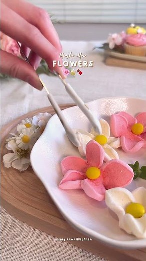 Marshmallow Flowers 🌸🧁