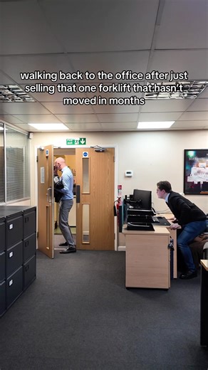 Ready for my bonus now boss 🫡 #sales #fyp #viral #forkliftdealership