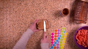 ChromaLabel 3 Inch Circle Sticker Labels, Easy to Write On Colored Dot Stickers, Permanent Adhesive Labels - 500 Sticky Dots per Roll, Red Dot Stickers