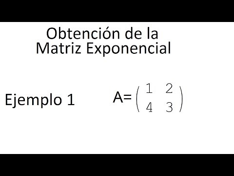 Matriz Exponencial Ejemplo 1