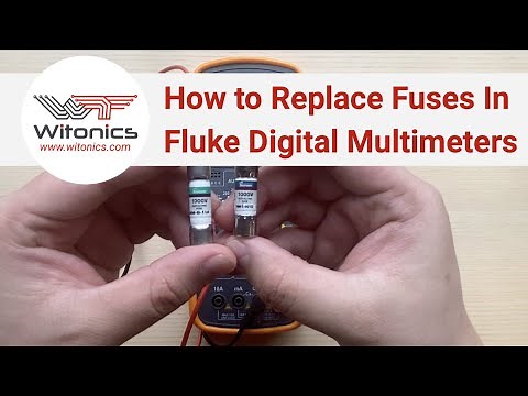 Replacing a fuse in your Fluke digital multimeter