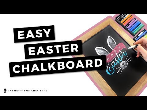 Fun & Easy Easter Chalkboard Sign