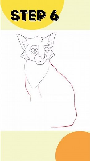 How to Draw a Warrior Cat - Easy Drawing Tutorial For Kids #easyarts #warrior cat