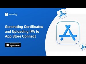 Generating Certificates and Uploading IPA to App Store Connect - iOS App publishing