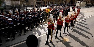 People feel bad about everyone trudging through piles of horse poop at Queen's funeral