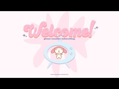 cute aesthetic (My Melody themed) Intro/ Outro templates | FREE FOR USE