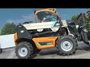 Landscaping to Construction: JLG® E313 Ultra-Compact Electric Telehandler in Action