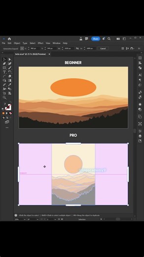 Tips - How to expand Vector art In Adobe Illustrator 2025 #logo_academy