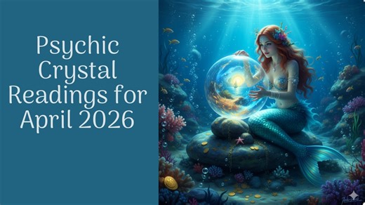 Psychic Crystal Readings for Each Zodiac Sign for April 2026 by Pam Georgel
