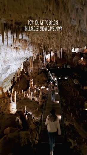Jewel Cave is the largest show cave in Western Australia, made up of 3 massive chambers. It’s also one of the most decorated caves in WA, filled with thousands of years old rock formations. You'll find this gem just 45 kilometres south of Margaret River or, if you're driving up from Augusta, it's just nine kilometres to the north, along Caves Road Save this one for later of you planning on heading South West. It's a must see! 📍 Jewel Cave, WA 🎥: monandcorz.explorz (IG) #welcometoperth #western