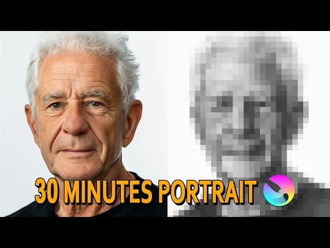 Portrait Drawing in 30 minutes / Krita