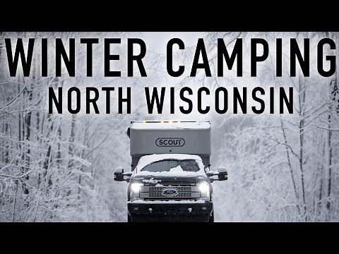 ❄️ Winter Truck Camping in Northern Wisconsin | Snowy Scout Kenai Adventure