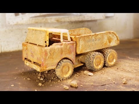 Rusty 1960's Structo Dump Truck - Amazing Restoration