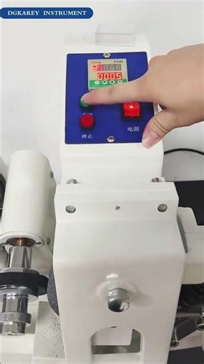 Digital type rubber abrasion tester Akron abrasion machine KR 107 30S #machine #rubber