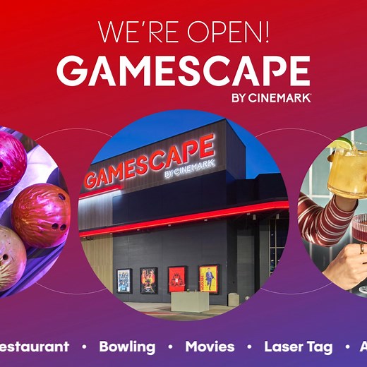 Movies, bowling, food & more—it’s ALL here! Check out Gamescape, now open in El Paso. | Cinemark