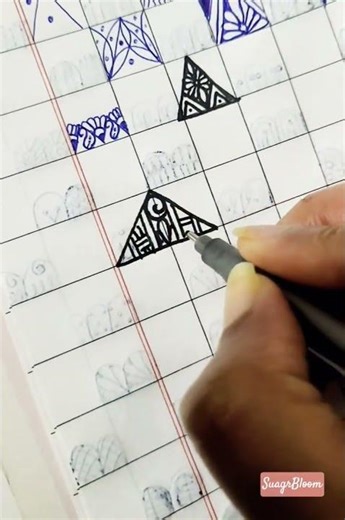 Triangle Pattern Filler - 4#art #basic #mandalapatterns