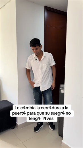 Cambia la cerradura para que su suegra no tenga llaves