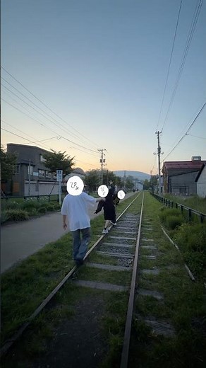 線路でどんじゃんけん！✊#いれいす #守護いスキっ #北海道