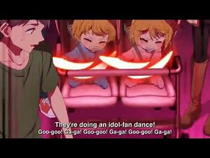 Aqua & Ruby Babies do Idol Fan Dance - Oshi No Ko Episode 1