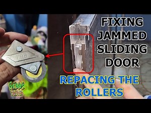 Fixing Stuck Sliding Door – Replacing Rollers