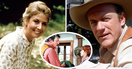 James Arness Asked Michael Learned For A Date After Their ‘Gunsmoke’ Kiss