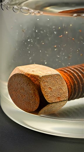 "Acid DESTROYS Rusty Bolt 😱 Insane Macro ASMR Rust Removal (Oddly Satisfying!)"