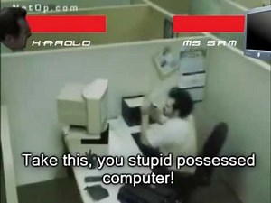 Harold Vs. Microsoft Sam (Fight Scene Test 2)