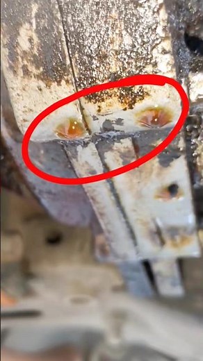 Transmission Oil Leaks? CV axle shaft seal damage👍😊 #shorts