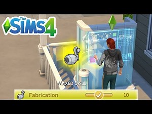 How To Level Up/Max Fabrication Skill (Cheat) - The Sims 4