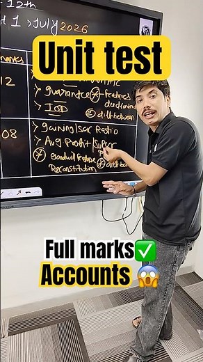 Class 12 Accounts Unit Test | Most Important Topics 2026 | Score High|MP Board