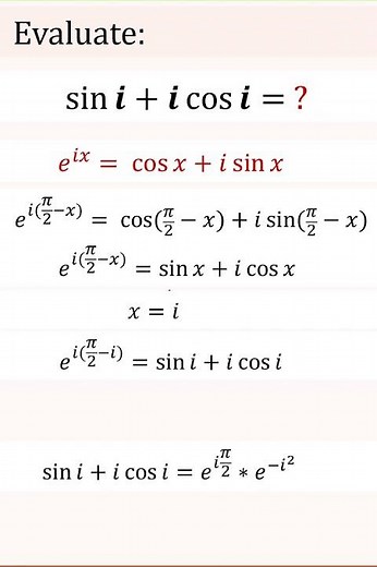 Simplify Complex Numbers | Euler's Theorem #short #shorts #math