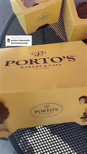 Delicious Porto's Cheese Rolls at Porto's Bakery