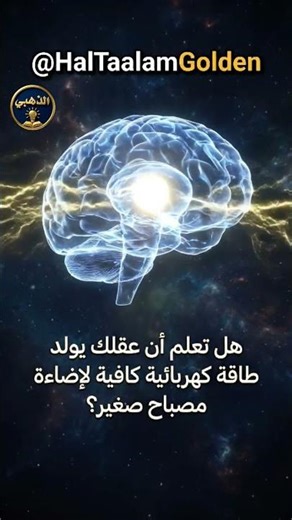 كيف يضيء عقلك؟ أسرار مذهلة عن كهرباء الدماغ والأفكار العبقرية | هل تعلم الذهبي #a9z